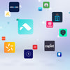 Many app icons.