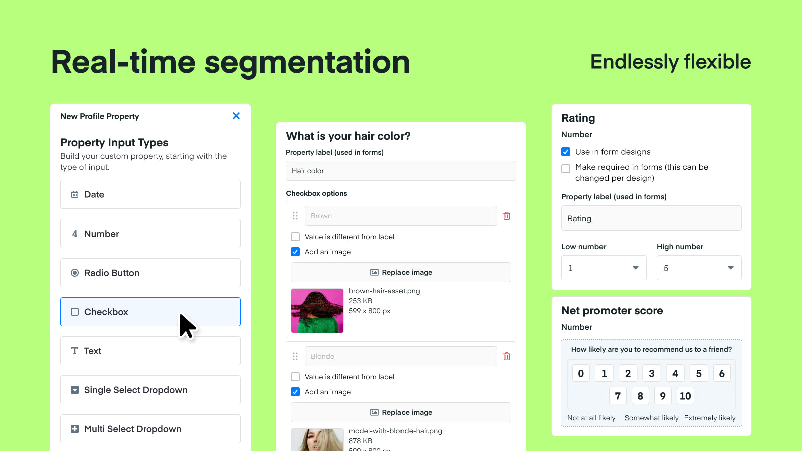 Segmentation & Targeting - Using properties, segments, & more