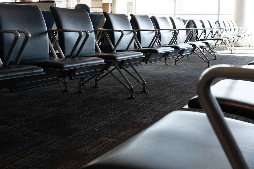 airport waiting area seating