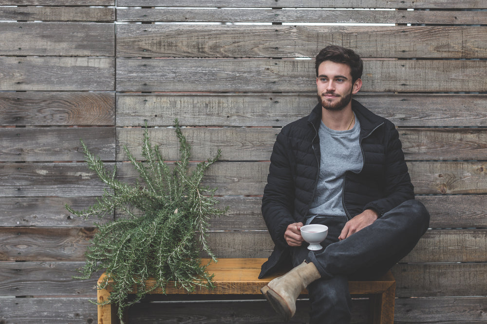 bearded young man