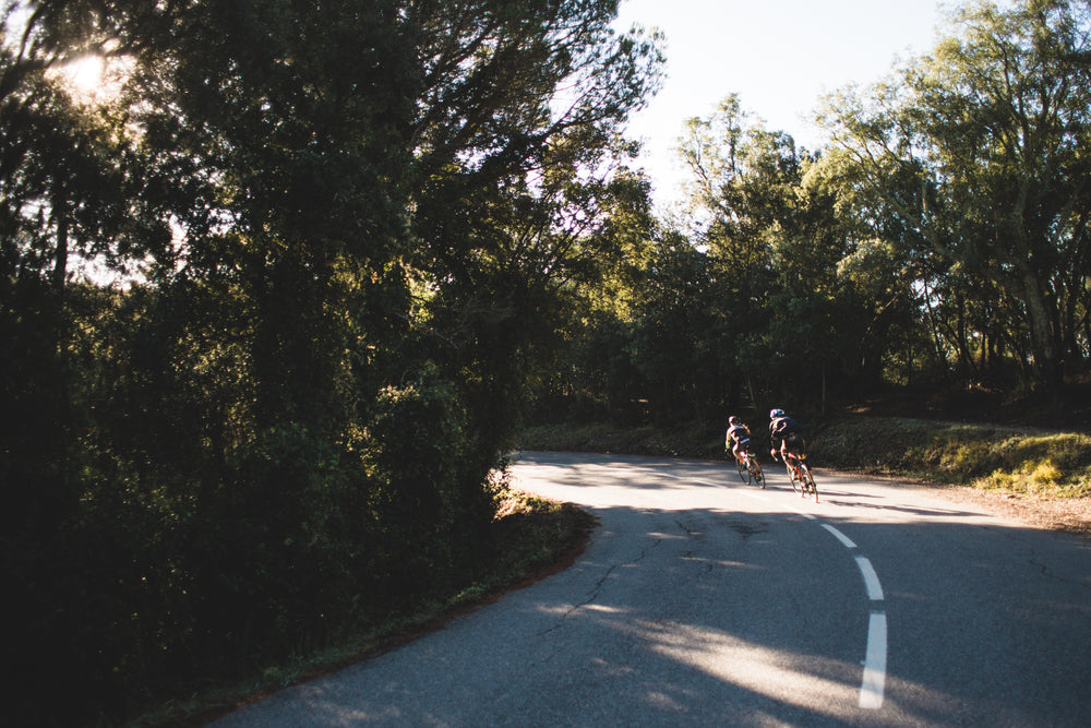 bikes take the turn