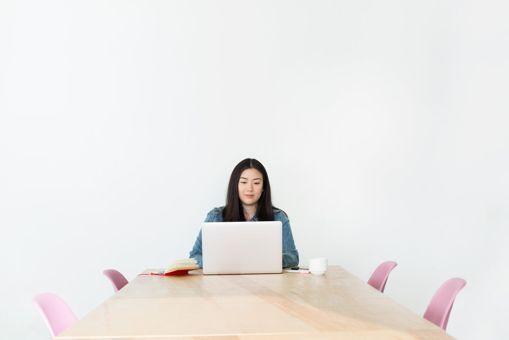 boardroom table woman