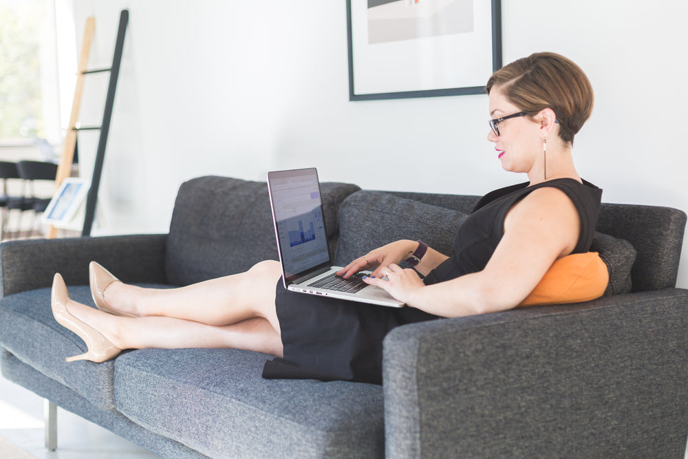 businesswoman in modern office