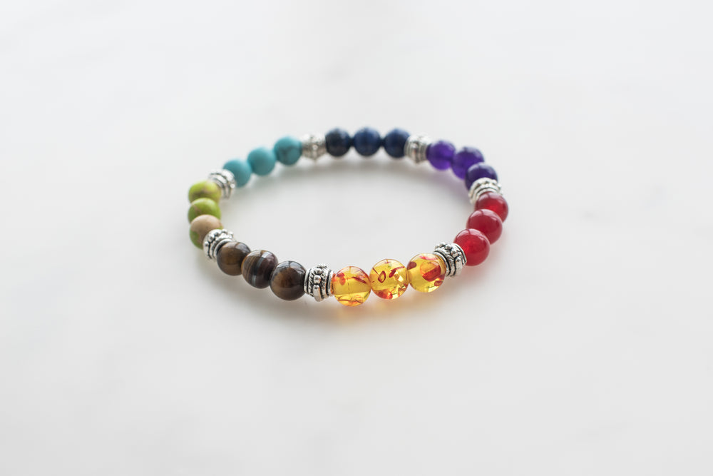 chakra bracelet product shot