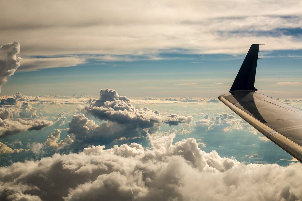 clouds from aircraft window