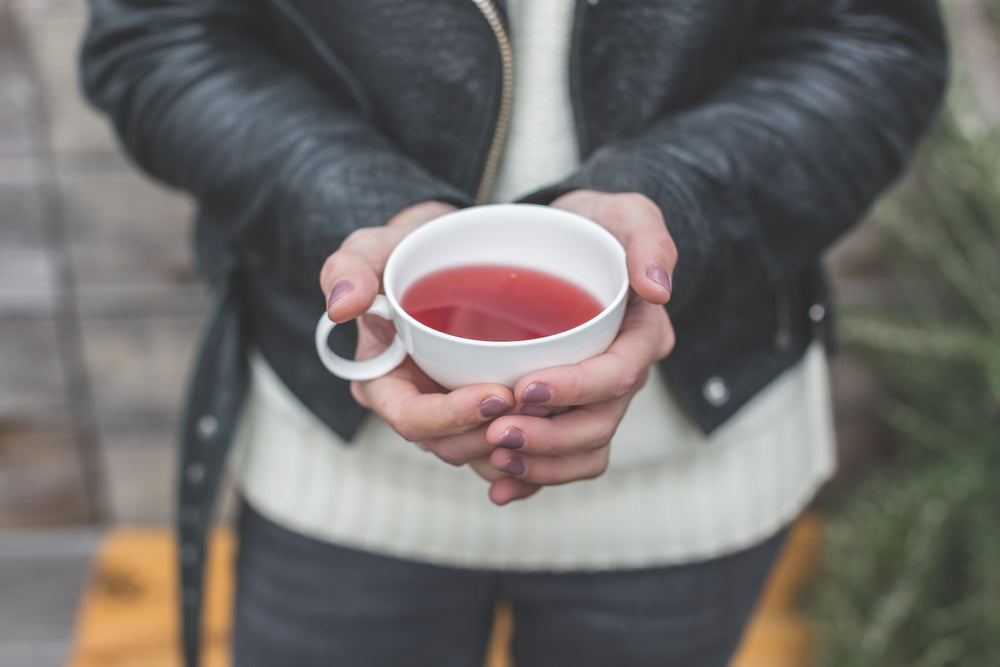 cup of herbal tea