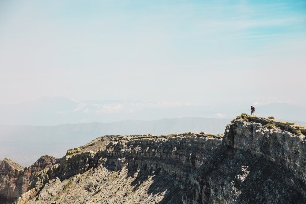 hiking the ridge