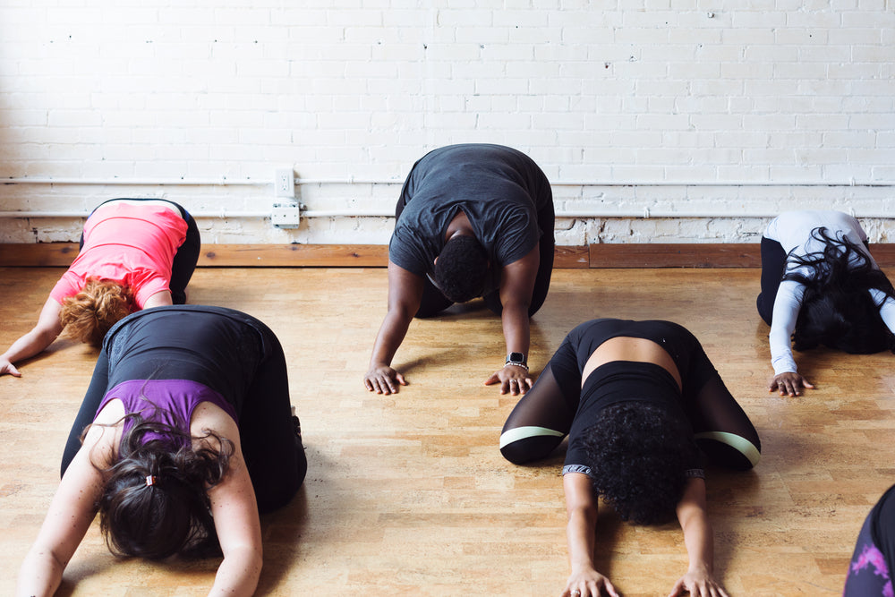 ladies yoga stretch