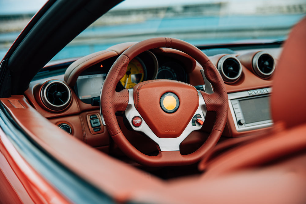 luxury car interior