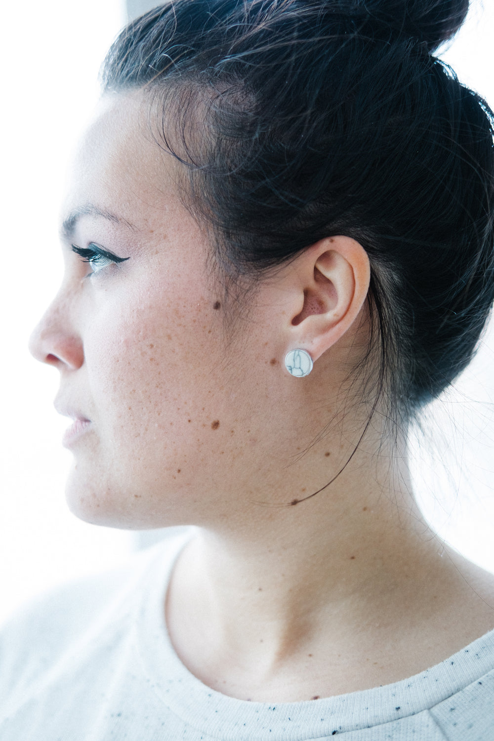 marble earrings