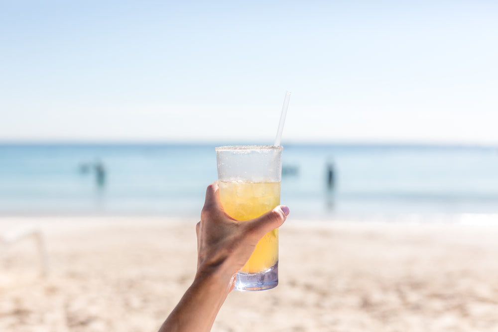 margaritas on the beach