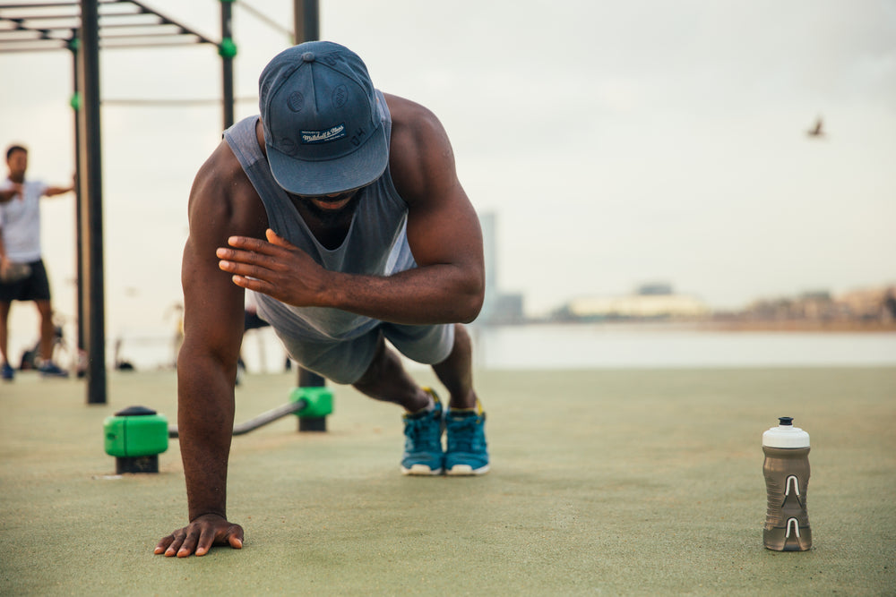 one arm push up