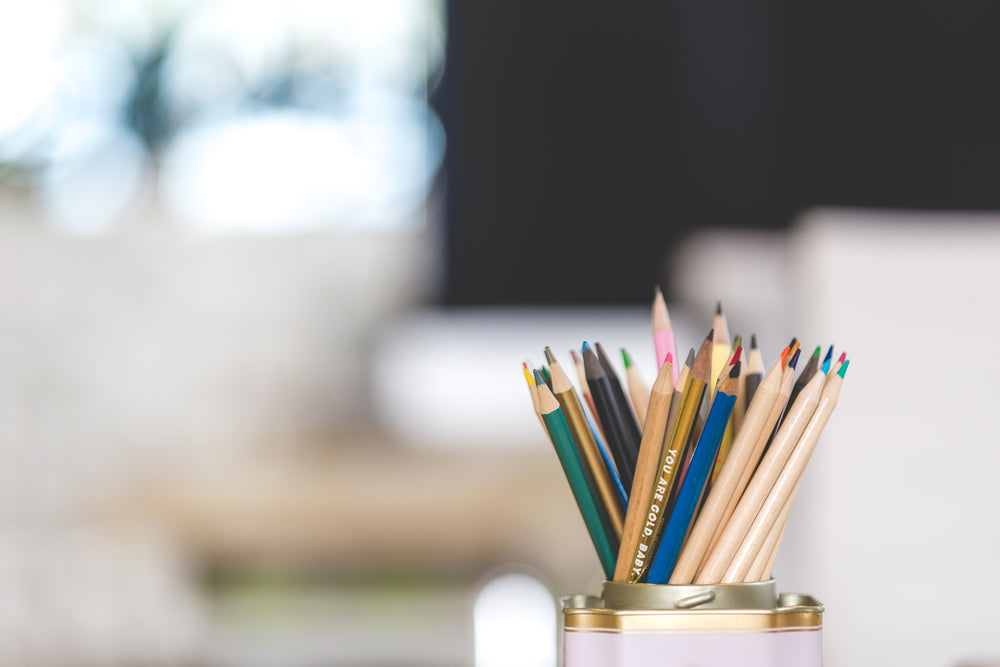 pencils in cup