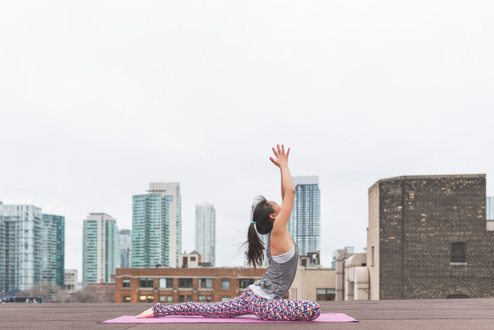 proud pigeon pose