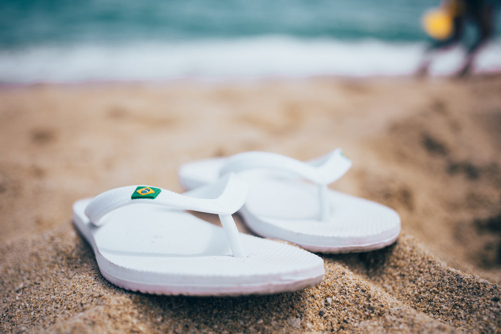 sandals in sand