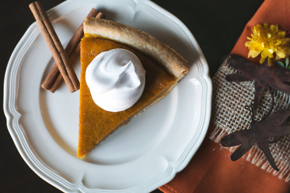 sliced pumpkin pie