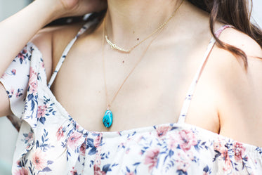 stylish summer necklace