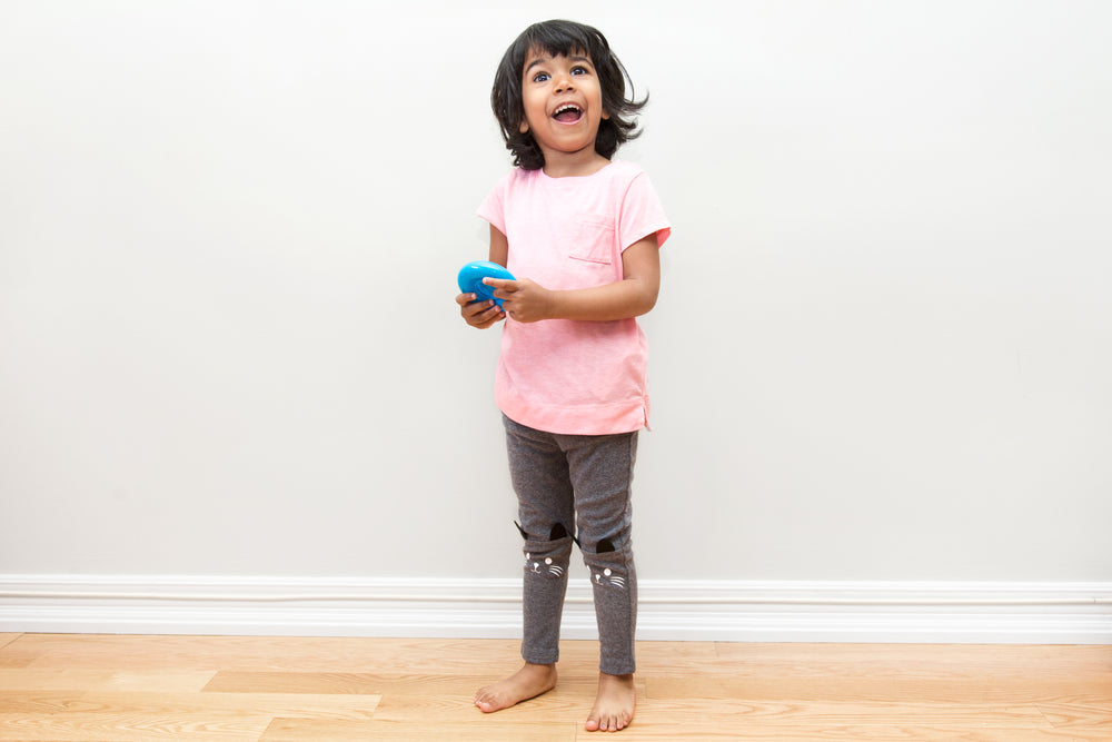 toddler girl smiling