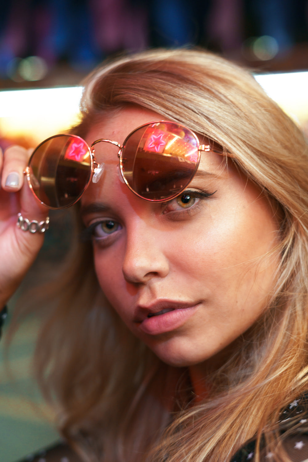 young woman model portrait